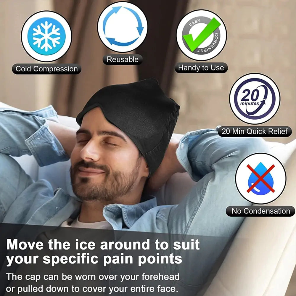 Hot & Cold Headache Therapy Cap